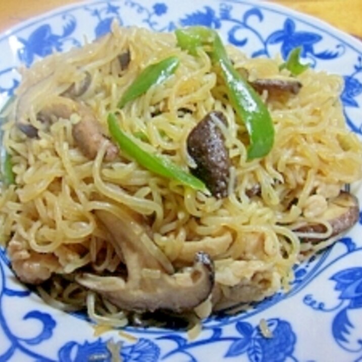 麺つゆで簡単～しらたき・豚ばら肉野菜の麺つゆ炒め煮